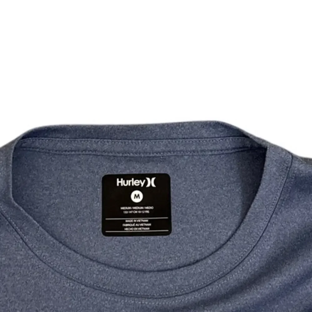 Hurley SPF Long Sleeve Dri-Fit Hybrid Swim Shirt Size Youth Medium 10/12